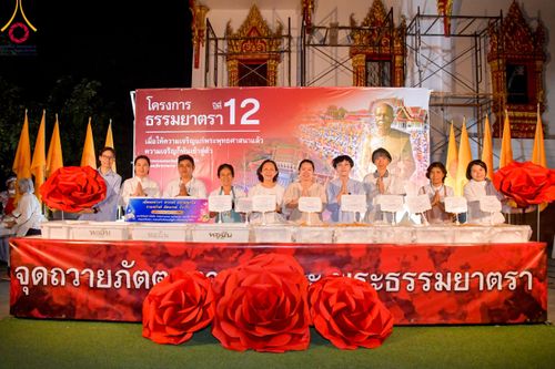 ภาพ No.112858:พิธีถวายภัตตาหารเป็นสังฆทาน แด่คณะพระธรรมยาตรา ปีที่ 12 วันที่ 15 มกราคม พ.ศ. 2567 ณ วัดสองพี่น้อง จ.สุพรรณบุรี