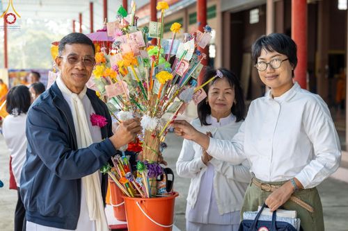 ภาพ No.189800:พิธีทอดผ้าป่าทำนุบำรุงศาสนสถาน ณ วัดอัมพวัน ต.สองพี่น้อง อ.สองพี่น้อง จ.สุพรรณบุรี ในโครงการธรรมยาตรา กตัญญูบูชา มหาปูชนียาจารย์ พระมงคลเทพมุนี(สด จนฺทสโร) พระผู้ปราบมาร อนุสรณ์สถาน 7 แห่ง ปีที่ 13 วันที่ 5 มกราคม พ.ศ. 2568