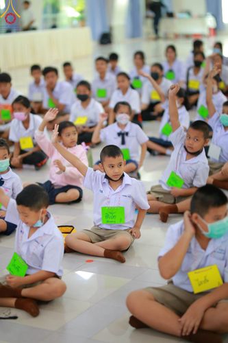 ภาพ No.102851:วันรวมพลังเด็กดี V-Star ผู้นำฟื้นฟูศีลธรรมโลก จังหวัดระยอง ณ ศูนย์ปฏิบัติธรรมจังหวัดระยอง (บ้านช่องลม) ต.บางบุตร อ.บ้านค่าย จ.ระยอง วันที่ 17 ธันวาคม พ.ศ. 2566