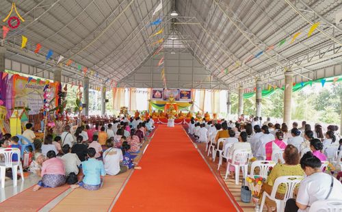 ภาพ No.169888:พิธีทอดกฐิน ณ วัดรัตนปทุม  จ.ร้อยเอ็ด ในโครงการกฐินสามัคคีทั่วไทย 30,000 วัด บูชาธรรม 80 ปี หลวงพ่อธัมมชโย โดยคณะศิษยานุศิษย์วัดพระธรรมกาย วันที่ 26 ตุลาคม พ.ศ. 2567