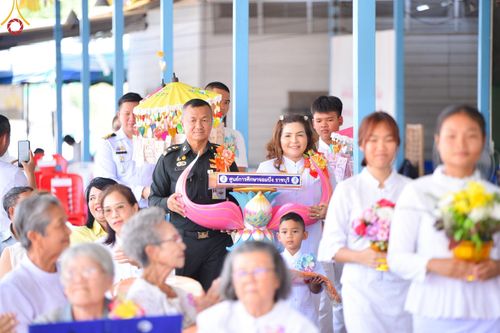 ภาพ No.104636:ทอดผ้าป่าสามัคคี เพื่อสมทบทุนสร้างหอฉัน ๑๑๓ ปี คุณยายอาจารย์มหารัตนอุบาสิกาจันทร์ขนนกยูง ครั้งที่ ๗ ในวันอาทิตย์ ที่ ๒๘ เมษายน พ.ศ. ๒๕๖๗ ณ ศูนย์การศึกษาจอมบึง ต.รางบัว อ.จอมบึง จ.ราชบุรี