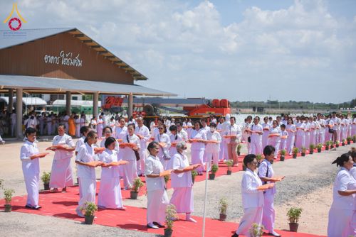 ภาพ No.211493:วันอาทิตย์ที่ 16 มีนาคม พ.ศ. 2568 พิธีทอดผ้าป่าฉลองปทุมเจดีย์ ณ ศูนย์อบรมเยาวชนปัตตานี