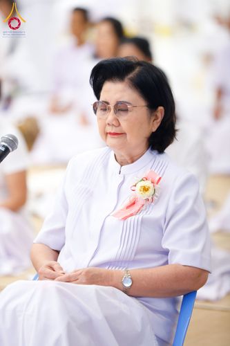 ภาพ No.128115:พิธีถวายภัตตาหารเป็นสังฆทาน แด่คณะพระธรรมยาตราฯ ในโครงการธรรมยาตราอัญเชิญพระบรมสารีริกธาตุ  ประดิษฐาน ณ มหารัตนเจดีย์สิริปทุมสวรรค์ อ.บางกล่ำ จ.สงขลา วันที่ 10 มีนาคม พ.ศ. 2567