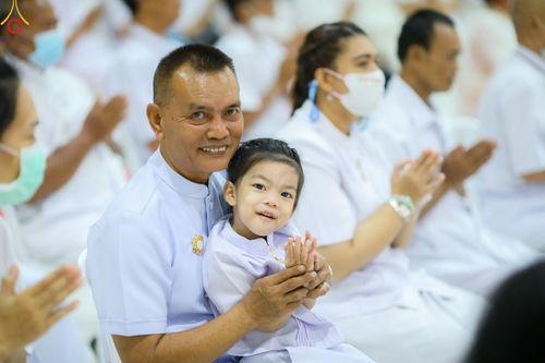 ภาพ No.89727:พิธีวางแผ่นจารึกชื่อ เพื่อนำไปประดิษฐานไว้ในฐานองค์พระประธาน เนื่องในโอกาสครบรอบ 10 ปี ศูนย์ปฏิบัติธรรมนครราชสีมา วันอาทิตย์ที่ 24 กันยายน พ.ศ. 2566