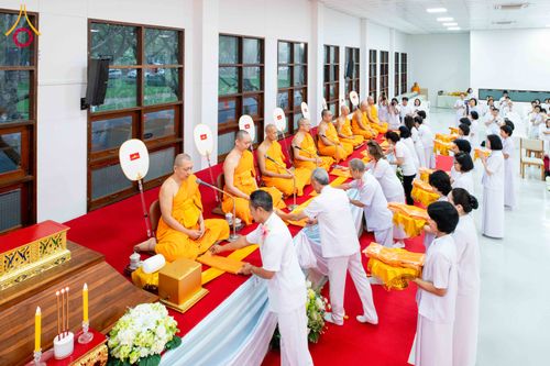 ภาพ No.314683:วันเสาร์ที่ 21 มีนาคม พ.ศ. 2569 พิธีบำเพ็ญกุศล คุณพ่อณรงค์ จินตมากุล  สิริอายุ 99 ปี 11 เดือน โยมบิดา พระครูปลัดรัตนวีรวัฒน์ (รังสฤษดิ์ อิทฺธิจินตโก) ที่ปรึกษาเจ้าคณะจังหวัดปทุมธานี เจ้าอาวาสวัดพระธรรมกาย  ณ ห้องปลูกศรัทธา 2 วัดพระธรรมกาย ปทุมธานี