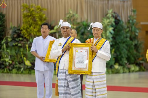 ภาพ No.327790:วันที่ 3 พฤษภาคม พ.ศ.2569 พิธีรับมอบพระบรมสารีริกธาตุ จากสาธารณรัฐแห่งสหภาพเมียนมา ณ ห้องแก้วสารพัดนึก วัดพระธรรมกาย