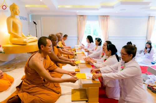 ภาพ No.85601:พิธีทอดผ้าป่าฉลองวัดพระธรรมกายเอกเกอร์ซุน  ในโอกาสสถาปนาครบรอบ 7 ปี  วันอาทิตย์ที่ 30 กรกฎาคม พ.ศ.2566 ณ วัดพระธรรมกายเอกเกอร์ซุน ประเทศนอร์เวย์