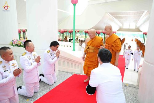 ภาพ No.341865:วันพุธที่ 29 กรกฎาคม พ.ศ. 2569 พิธีอุปสมบทสามเณรประโยค 9 นาคในพระบรมราชานุเคราะห์ ณ โบสถ์พระไตรปิฏก วัดพระธรรมกาย