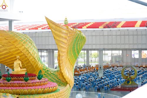 ภาพ No.136101:พิธีบุพเปตพลี ครั้งที่ 150 ร่วมอุทิศบุญให้แก่หมู่ญาติที่ล่วงลับไปแล้ว และสืบทอดอายุพระพุทธศาสนา วันอังคารที่ 7 พฤษภาคม พ.ศ. 2567 ( วันพระ แรม 14 ค่ำ เดือน 5 ) ณ หอฉันคุณยายอาจารย์ฯ วัดพระธรรมกาย