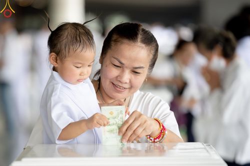 ภาพ No.58566:พิธีบุพเปตพลี ครั้งที่ 149 ร่วมอุทิศบุญแด่หมู่ญาติที่ล่วงลับไปแล้ว และสืบทอดอายุพระพุทธศาสนา วันอังคารที่ 23 เมษายน พ.ศ. 2567 (วันพระ ขึ้น 15 ค่ำ เดือน 5) ณ หอฉันคุณยายอาจารย์ฯ วัดพระธรรมกาย