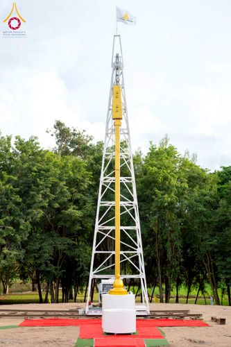 ภาพ No.261836:วันที่ 14 ตุลาคม พ.ศ. 2568 พิธีกลั่นแผ่นดิน โปรยทรายตอกเสาเข็มมหามงคลต้นแรก  สร้างองค์พระเจดีย์และจุดประทีปถวายเป็นพุทธบูชา ณ ศูนย์ปฏิบัติธรรมชัยนาท ต.ธรรมามูล อ.ชัยนาท จ.ชัยนาท