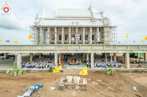 ภาพ No.152558:พิธีเททองหล่อพระพุทธรูปประจำสัตตมหาสถาน ธรรมอุทยานอุโบสถวัดสายสุวพรรณ - กิจกรรมปลูกต้นไม้เฉลิมพระเกียรติ พระบาทสมเด็จพระเจ้าอยู่หัว วันที่ 26 กรกฎาคม พ.ศ. 2567