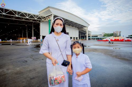 ภาพ No.227821:วันอาทิตย์ที่ 1 มิถุนายน พ.ศ. 2568 พิธีตักบาตร , พิธีบูชาข้าวพระ ณ วัดพระธรรมกาย จ.ปทุมธานี