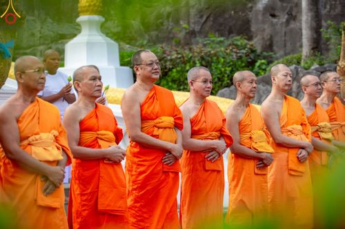 ภาพ No.216319:วันเสาร์ที่ 5 เมษายน พ.ศ. 2568 พิธีขอบรรพชา พิธีขอสรณคมน์และศีล พิธีขอนิสสัย พิธีถวายบาตร ในโครงการบรรพชาสามเณรฟื้นฟูพระพุทธศาสนาทั่วไทย  ณ วัดพระพุทธบาท ราชวรมหาวิหาร ต.ขุนโขลน อ.พระพุทธบาท จ.สระบุรี