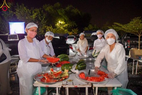 ภาพ No.113580:พิธีถวายภัตตาหารเป็นสังฆทาน แด่คณะพระธรรมยาตรา ปีที่ 12 วันที่ 17 มกราคม พ.ศ. 2567 ณ วัดโบสถ์(บน) บางคูเวียง จ.นนทบุรี