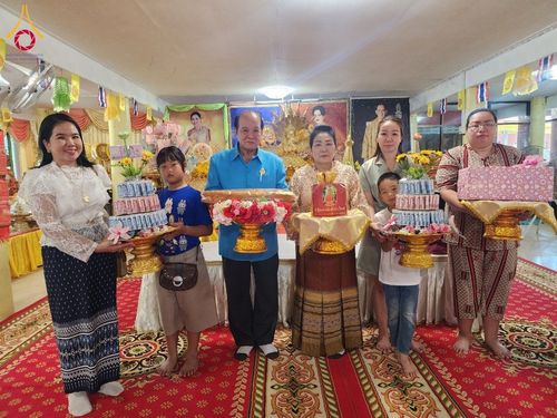 ภาพ No.181625:พิธีทอดกฐิน ณ วัดแก้วฟ้า จ.ราชบุรี ในโครงการทอดกฐินสามัคคีทั่วไทย 30,000 วัด บูชาธรรม 80 ปี หลวงพ่อธัมมชโย โดยคณะศิษยานุศิษย์วัดพระธรรมกาย วันที่ 2 พฤศจิกายน พ.ศ. 2567