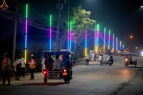 ภาพ No.112652:พิธีตักบาตรพระธรรมยาตราฯ ณ วัดสองพี่น้อง จ.สุพรรณบุรี วันที่ 15 มกราคม พ.ศ. 2567