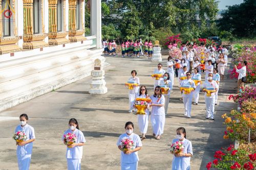 พิธีทอดผ้าป่าทำนุบำรุงศาสนสถาน ณ วัดใหม่พิบูลย์ผล ต.บางเลน อ.สองพี่น้อง จ.สุพรรณบุรี วันที่ 5 มกราคม พ.ศ. 2567