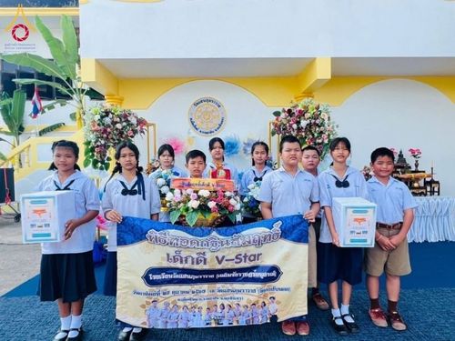 ภาพ No.176735:พิธีทอดกฐิน ณ วัดแสนกุมราวาสฯ จ.ฉะเชิงเทรา ในโครงการกฐินสามัคคีทั่วไทย 30,000 วัด บูชาธรรม 80 ปี หลวงพ่อธัมมชโย โดยคณะศิษยานุศิษย์วัดพระธรรมกาย วันที่ 27 ตุลาคม พ.ศ.2567 กฐินสัมฤทธิ์เด็กดี V-Star โรงเรียนวัดแสนกุมราวาสฯ จ.ฉะเชิงเทรา