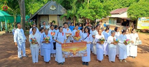 ภาพ No.176846:พิธีทอดกฐิน ณ ที่พักสงฆ์สันตินิมิตร อ.ตาพระยา จ.สระแก้ว ในโครงการทอดกฐินสามัคคีทั่วไทย 30,000 วัด บูชาธรรม 80 ปี หลวงพ่อธัมมชโย โดยคณะศิษยานุศิษย์วัดพระธรรมกาย วันที่ 15 พฤศจิกายน พ.ศ. 2567