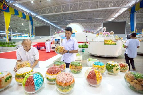 ภาพ No.222720:วันอาทิตย์ต้นเดือนที่ 4 พฤษภาคม พ.ศ. 2568 พิธีบูชาข้าวพระ ณ สภาธรรมกายสากล วัดพระธรรมกาย