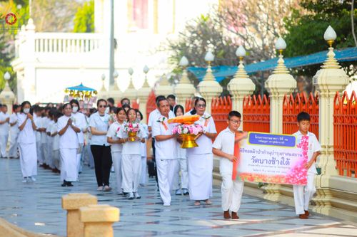 ภาพ No.108519:พิธีทอดผ้าป่าทำนุบำรุงศาสนสถาน ณ วัดบางช้างใต้ ต.บางช้าง อ.สามพราน จ.นครปฐม วันที่ 9 มกราคม พ.ศ. 2567
