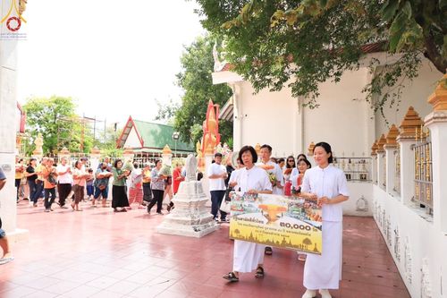 ภาพ No.168695:พิธีทอดกฐิน ณ วัดสิงห์คูยาง จ.ลพบุรี ในโครงการกฐินสามัคคีทั่วไทย 30,000 วัด บูชาธรรม 80 ปี หลวงพ่อธัมมชโย โดยคณะศิษยานุศิษย์วัดพระธรรมกาย วันที่ 20 ตุลาคม พ.ศ. 2567