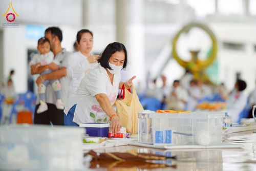 ภาพ No.243794:วันที่ 6 กันยายน พ.ศ. 2568 พิธีถวายภัตตาหารเมนูสวรรค์ เพื่อการบรรลุธรรม ณ หอฉันคุณยายอาจารย์ฯ วัดพระธรรมกาย