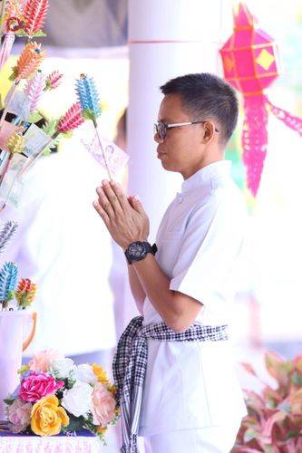 ภาพ No.97616:พิธีทอดกฐินสามัคคี เพื่อถมดินทำถนนและใช้ป้องกันน้ำท่วม ณ ศูนย์ปฏิบัติธรรมจังหวัดนครนายก อ.องครักษ์ จ.นครนายก วันที่ 19 พฤศจิกายน พ.ศ. 2566