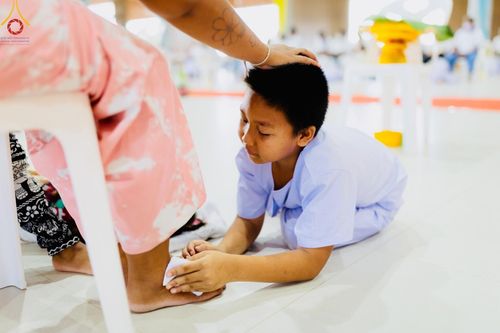 ภาพ No.63204:พิธีบรรพชาสามเณร ฟื้นฟูพระพุทธศาสนาทั่วไทย ณ ศูนย์ปฏิบัติธรรมสมุทรปราการ ต.คลองด่าน อ.บางบ่อ จ.สมุทรปราการ วันที่ 6 และ 9 เมษายน พ.ศ. 2567