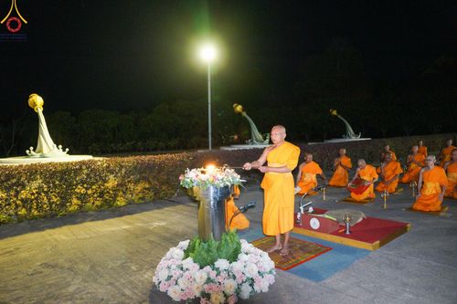 ภาพ No.125269:พิธีจุดโคมมาฆประทีป เพื่อถวายเป็นพุทธบูชา ณ เจดีย์สวรรค์ วัดบ้านขุน  อำเภอฮอด จังหวัดเชียงใหม่ วันเสาร์ที่ ๒๔ กุมภาพันธ์ พ.ศ. ๒๕๖๗