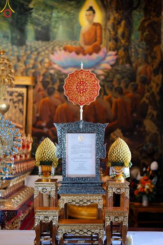 ภาพ No.124016:ผู้รักษาการแทนเจ้าอาวาสวัดมหาจุฬาลงกรณราชูทิศ เมตตาแต่งตั้งให้   “พระมหารณภพ โชติลาโภ” เจ้าอาวาสวัดพระธรรมกายลอนดอน ประเทศอังกฤษ ดำรงตำแหน่งฐานานุกรม ที่ “พระครูวินัยธร” ณ พระอุโบสถกลางน้ำ วัดมหาจุฬาลงกรณราชูทิศ