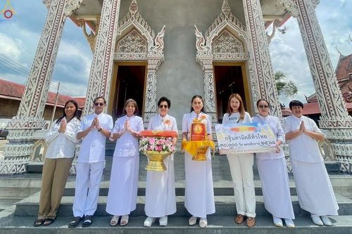 ภาพ No.278351:วันที่ 19 ตุลาคม พ.ศ. 2568 พิธีทอดกฐินสามัคคีทั่วไทย ณ วัดปราโมทย์ อ.บางคนที จ.สมุทรสงคราม โดยคณะศิษยานุศิษย์ บูชาธรรม 81 ปี หลวงพ่อธัมมชโย