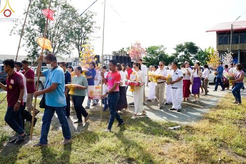 ภาพ No.94841:พิธีทอดกฐินสามัคคีทั่วไทย 5,000 วัด ณ วัดโพธิ์ศรีเจริญ อ.ศรีประจันต์ จ.สุพรรณบุรี วันที่ 12 พฤศจิกายน พ.ศ. 2566