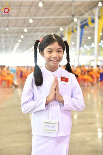 ภาพ No.258079:วันอาทิตย์ที่ 5 ตุลาคม พ.ศ. 2568 พิธีบูชาข้าวพระ ณ สภาธรรมกายสากล วัดพระธรรมกาย