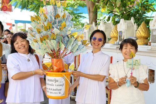 ภาพ No.166545:พิธีทอดกฐิน ณ วัดไทรม้าเหนือ จ.นนทบุรี ในโครงการกฐินสามัคคีทั่วไทย 30,000 วัด บูชาธรรม 80 ปี หลวงพ่อธัมมชโย โดยคณะศิษยานุศิษย์วัดพระธรรมกาย วันที่ 23 ตุลาคม พ.ศ. 2567