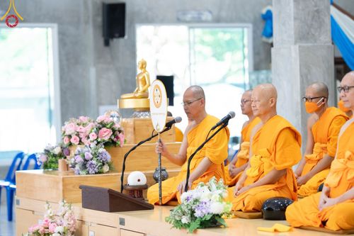 ภาพ No.86000:งานบุญครบรอบ 12 ปี ณ ศูนย์อบรมเยาวชนนครปฐม วันเสาร์ ที่ 19 สิงหาคม พ.ศ. 2566 พิธีทอดผ้าป่าบำรุงศูนย์ และพิธีเจริญพระพุทธมนต์ ฉลองหอฉันคุณยายฯ ประธานสงฆ์  พระมหาคมสัน  ธมฺมาสนฺโน ประธานบุญพิธี กัลฯสุนทรินทร์  จันทนา และคณะเจ้าภาพจังหวัดนครปฐม