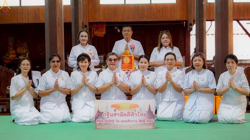 ภาพ No.278365:วันที่ 19 ตุลาคม พ.ศ. 2568 พิธีทอดกฐินสามัคคีทั่วไทย ณ วัดพระญาญาติ อ.อัมพวา จ.สมุทรสงคราม โดยคณะศิษยานุศิษย์ บูชาธรรม 81 ปี หลวงพ่อธัมมชโย