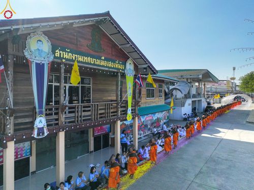 ภาพ No.188711:พิธีต้อนรับพระธรรมยาตรา ในโครงการธรรมยาตรา กตัญญูบูชา มหาปูชนียาจารย์ พระมงคลเทพมุนี(สด จนฺทสโร) พระผู้ปราบมาร อนุสรณ์สถาน 7 แห่ง ปีที่ 13 วันที่ 3 มกราคม พ.ศ. 2568 ณ อนุสรณ์สถานมหาวิหารพระมงคลเทพมุนี (โลตัสแลนด์) อ.สองพี่น้อง จ.สุพรรณบุรี