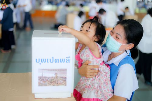 ภาพ No.78057:พิธีบุพเปตพลี ครั้งที่ 132 เพื่ออุทิศบุญกุศลแด่บรรพบุรุษผู้ล่วงลับ วันที่ 21 มีนาคม พ.ศ. 2566 ณ วัดพระธรรมกาย