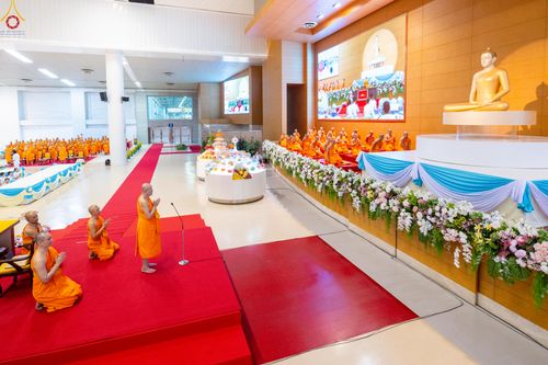 ภาพ No.318412:วันอาทิตย์ต้นเดือนที่ 5 เมษายน พ.ศ.2569 พิธีทอดผ้าป่าสมทบมหาสังฆทาน 40,000 กว่าวัดทั่วประเทศ ณ สภาธรรมกายสากล วัดพระธรรมกาย