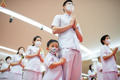 ภาพ No.84706:พิธีบรรจุพระบรมสารีริกธาตุภายในเกตุดอกบัวตูม องค์พระประธาน ณ ห้องแก้วสารพัดนึก 2 วัดพระธรรมกาย ในวันอาสาฬหบูชา อังคารที่ 1 สิงหาคม พ.ศ.2566