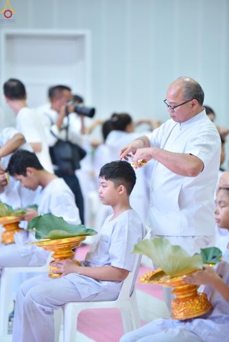 ภาพ No.316804:วันเสาร์ที่ 28 มีนาคม พ.ศ.2569 พิธีปลงผมนาคธรรมทายาท โครงการสามเณรยุวธรรมทายาท รุ่นที่ 34 โครงการสามเณรมัชฌิมธรรมทายาท รุ่นที่ 30 ณ มหารัตนวิหารคด 13 วัดพระธรรมกาย