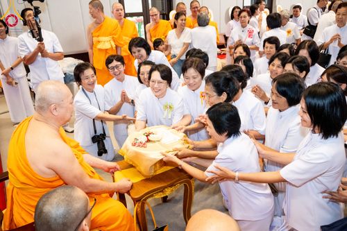ภาพ No.332390:วันเสาร์ที่ 6 มิถุนายน พ.ศ.2569 พิธีต้อนรับสัญญาบัตร พัดยศ พระราชภาวนาวชิรวิเทศ วิ. ณ อุโบสถพระไตรปิฏก วัดพระธรรมกาย