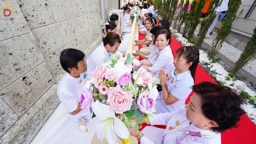 ภาพ No.141760:พิธีประดิษฐานลูกนิมิตมหาสมบัติ  ผูกสีมา สถาปนาอุโบสถ "บูชาธรรม 80 ปี หลวงพ่อธัมมชโย" ณ วัดพระธรรมกายโทชิหงิ ประเทศญี่ปุ่น วันอาทิตย์ที่ 16 มิถุนายน พ.ศ. 2567