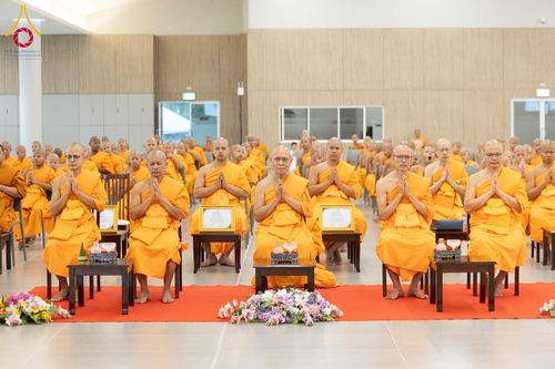 ภาพ No.346738:วันพฤหัสบดี 27 สิงหาคม พ.ศ.2569 พิธีมอบรางวัลแก่สามเณรทรงพระปาฏิโมกข์ปีที่ 4/2569