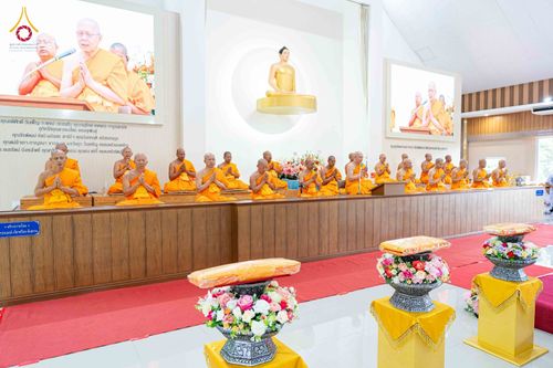 ภาพ No.346580:วันอาทิตย์ที่ 30 สิงหาคม พ.ศ.2569 พิธีทอดผ้าป่า สวดธรรมจักรกัปปวัตนสูตรกลั่นแผ่นดินโปรยรัตนชาติ  สถาปนาองค์พระเจดีย์เพื่อสร้างสันติภาพโลก  ณ ศูนย์ปฏิบัติธรรมพนมสารคาม (เพชรตะวัน) จังหวัดฉะเชิงเทรา