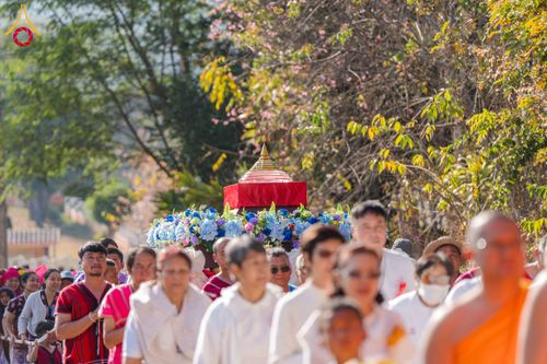 ภาพ No.308895:วันศุกร์ที่ 6 กุมภาพันธ์ พ.ศ.2569 พิธีอัญเชิญพระบรมสารีริกธาตุ เพื่อประดิษฐาน  ณ เจดีย์วัดทุ่งเจริญธรรม อ.อมก๋อย จ.เชียงใหม่