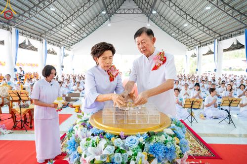 ภาพ No.310979:วันอาทิตย์ที่ 22 กุมภาพันธ์ พ.ศ. 2569 พิธีประดิษฐานพระประธาน “พระธรรมกาย” ณ ธุดงคสถานอำนาจเจริญ จังหวัดอำนาจเจริญ