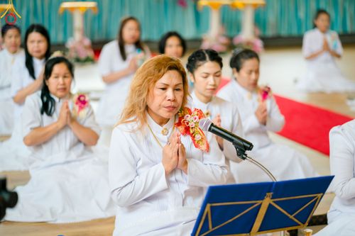 ภาพ No.82859:พิธีทอดผ้าป่าฉลองวัดพระธรรมกายนอร์ธสวีเดน  ในโอกาสสถาปนาครบรอบ 7 ปี  และพิธีวางแผ่นจารึกนามมงคล หน้าต่างบานทรัพย์ วันอาทิตย์ที่ 18 มิถุนายน พ.ศ.2566 ณ วัดพระธรรมกายนอร์ธสวีเดน ประเทศสวีเดน